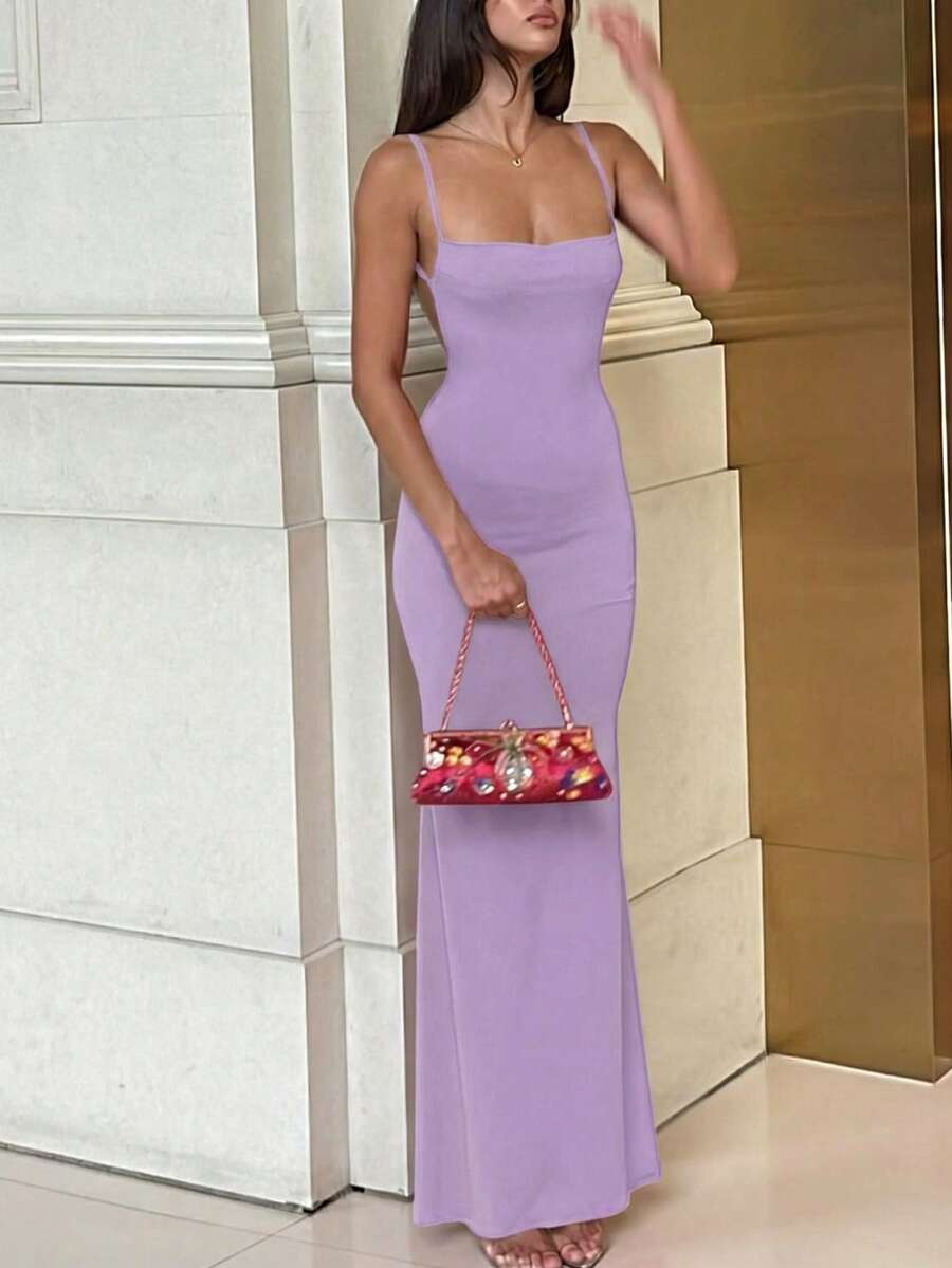 VERDÉ - Maxi Bodycon Slip Dress