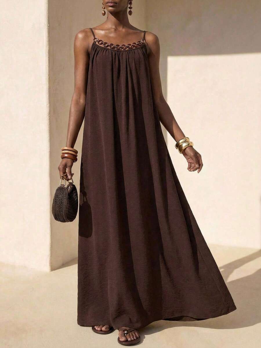 NOMÉA – Boho Flared Maxi Dress