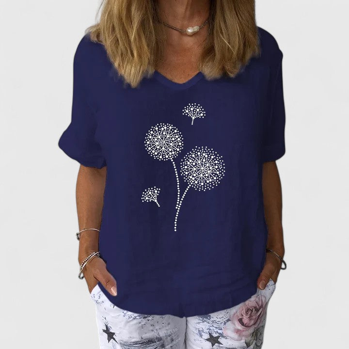 Relaxed A-Line Blouse Summer for Women